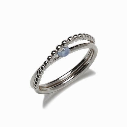 《Ring》Blue Orbit｜Silver　（Casual）