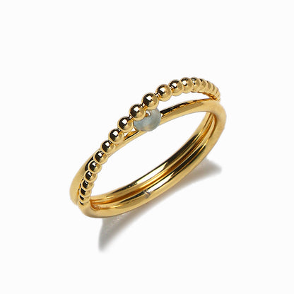 《Ring》Blue Orbit｜Gold　（Casual）