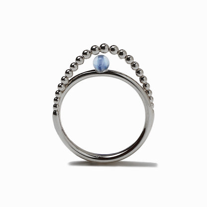 《Ring》Blue Orbit｜Silver　（Luxe）