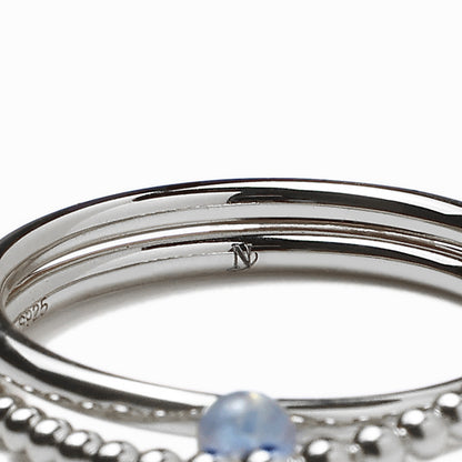 《Ring》Blue Orbit｜Silver　（Casual）