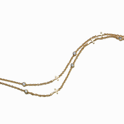 《Bracelet》Cross Planet｜Gold　（Luxe）