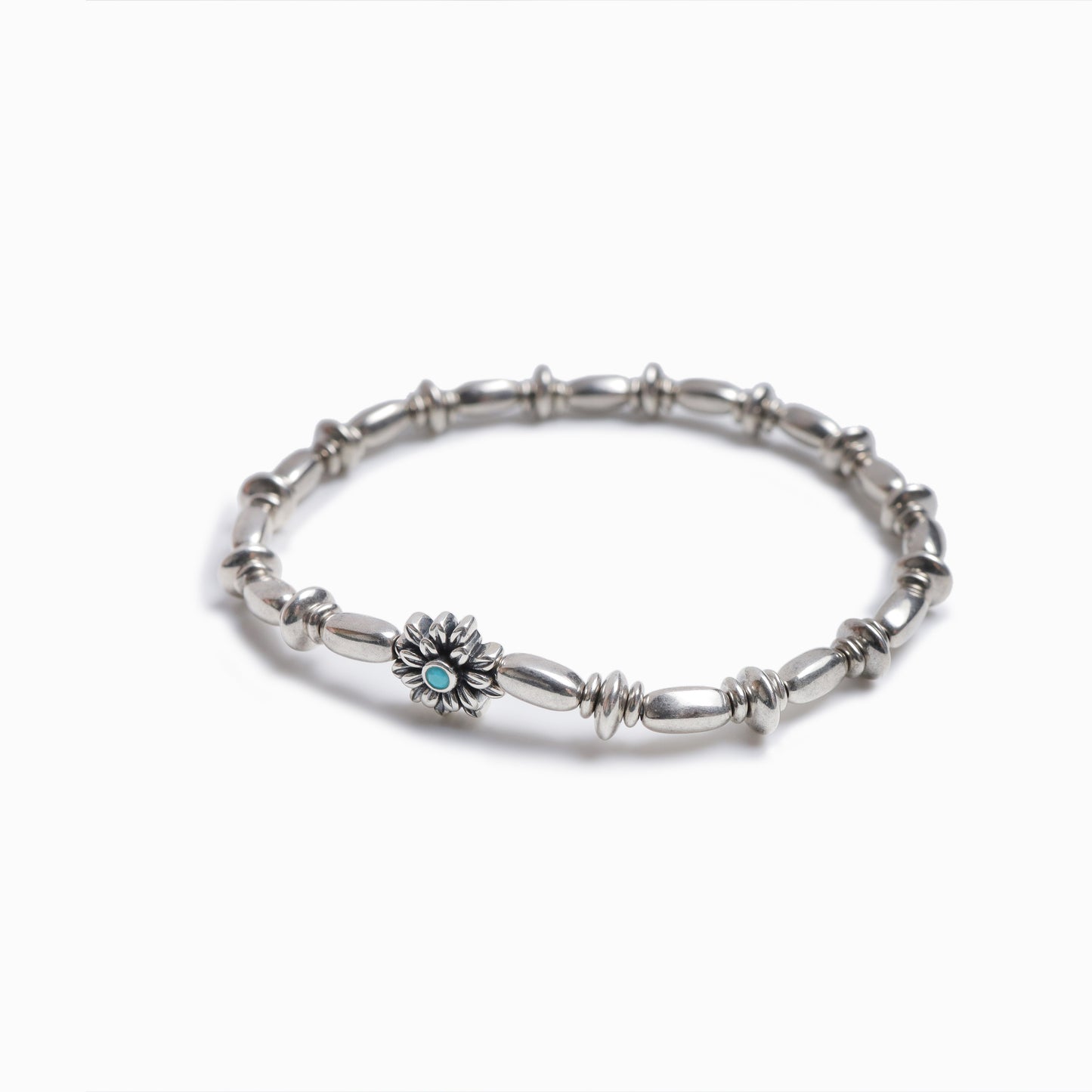 《Bracelet》Bold Bloom｜Silver (Casual)