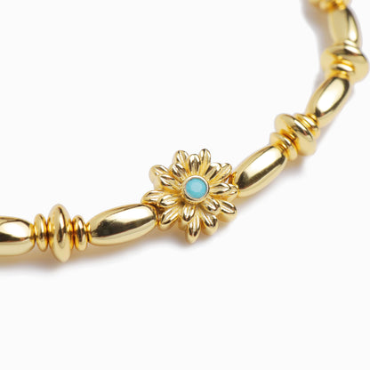 《Bracelet》Bold Bloom｜Gold（Casual)