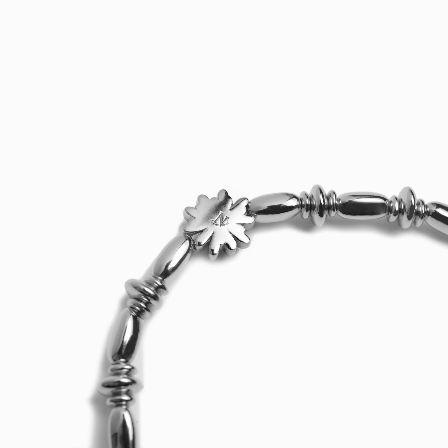 《Bracelet》Bold Bloom｜Silver (Casual)