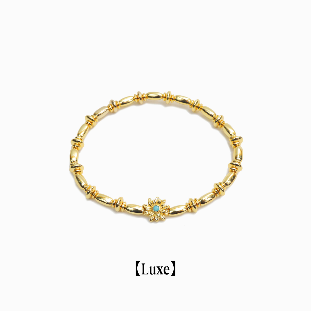 《Bracelet》Bold Bloom｜Gold (Luxe)