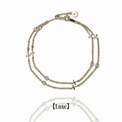 《Bracelet》Cross Planet｜Gold　（Luxe）