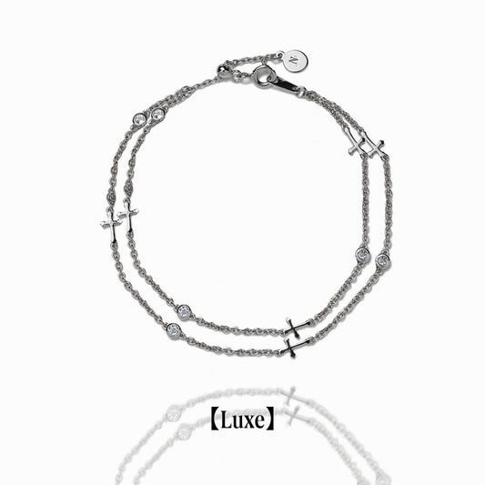 《Bracelet》Cross Planet｜Silver（Luxe）