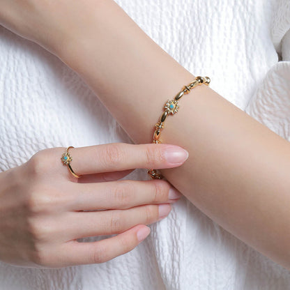 《Bracelet》Bold Bloom｜Gold（Casual)