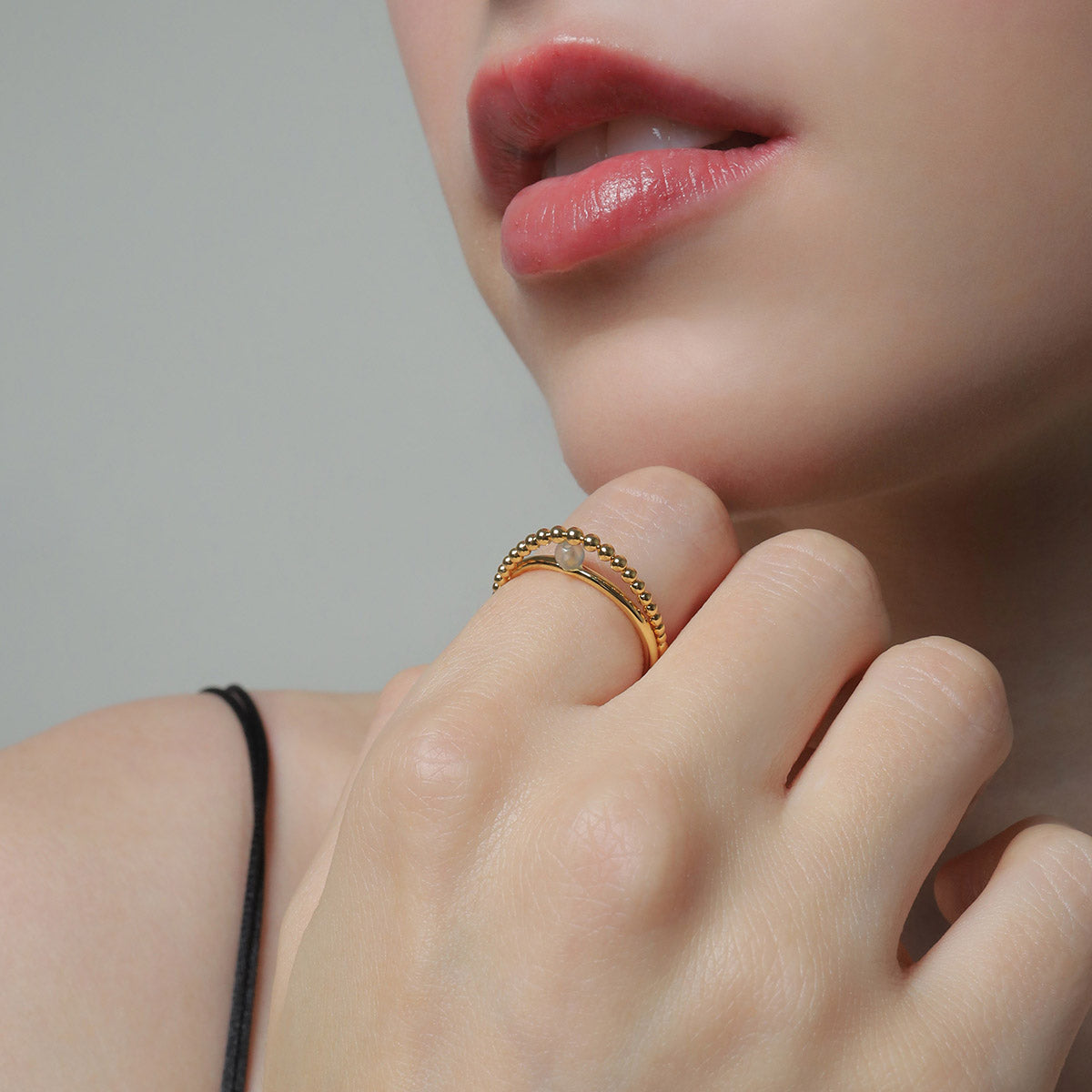 《Ring》Blue Orbit｜Gold　（Casual）
