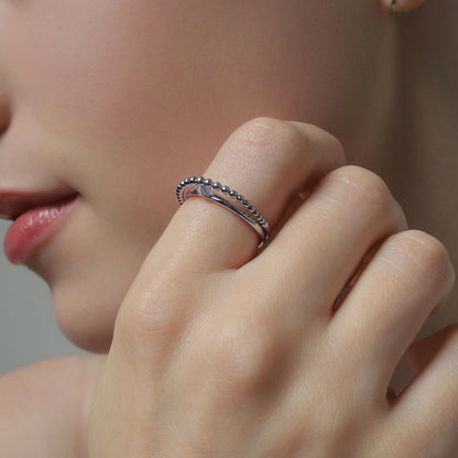 《Ring》Blue Orbit｜Silver　（Casual）
