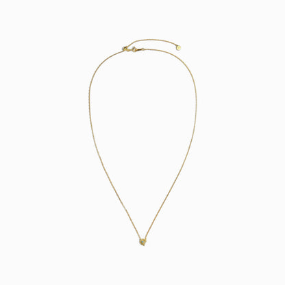《Necklace》Blue Petal Bloom｜Glod （Casual）