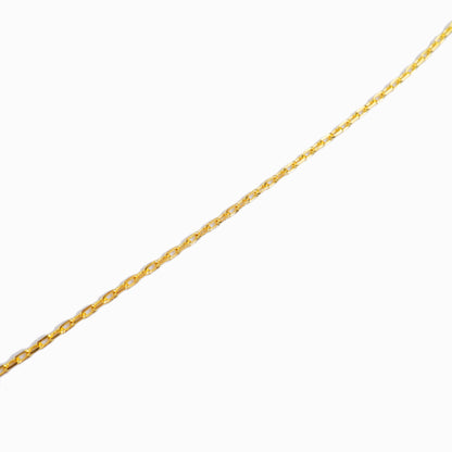 《Necklace》Blue Petal Bloom｜Glod （Luxe)