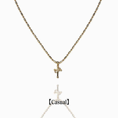 《Grace of Planet》Necklace＆Ear Items Set ｜Gold（Casual）
