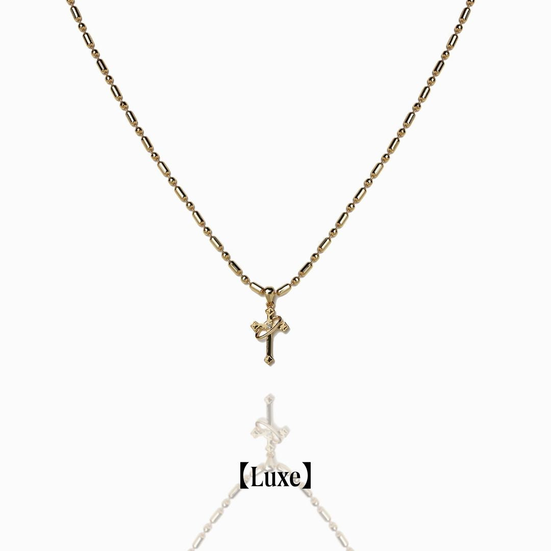 《Grace of Planet》Necklace＆Ear Items Set ｜Gold（Luxe）