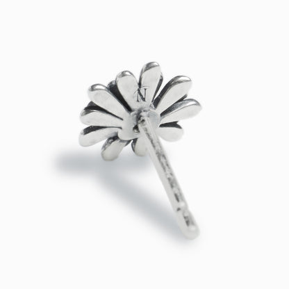 《穿孔耳環》藍色綻放｜銀色（休閒款）