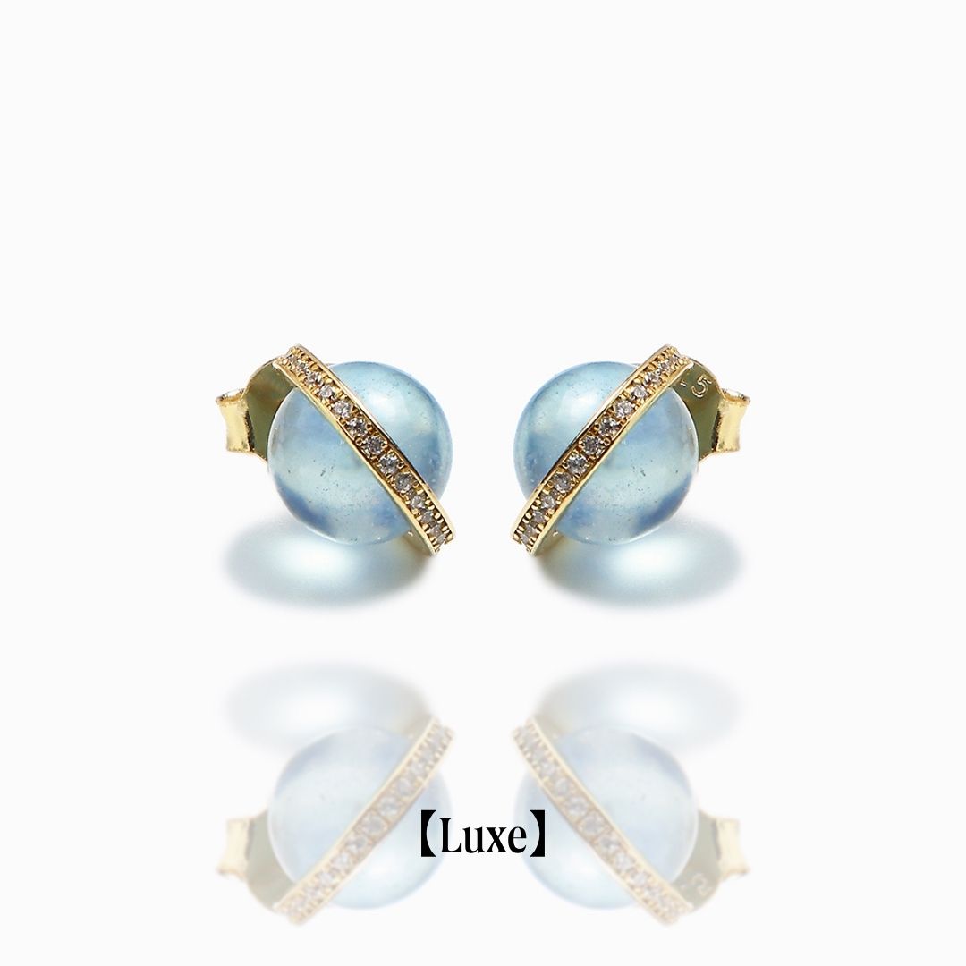 《Grace of Planet》Necklace＆Ear Items Set ｜Gold（Luxe）
