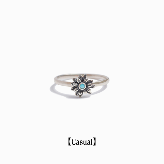 《Ring》Star Flower｜Silver （Casual)
