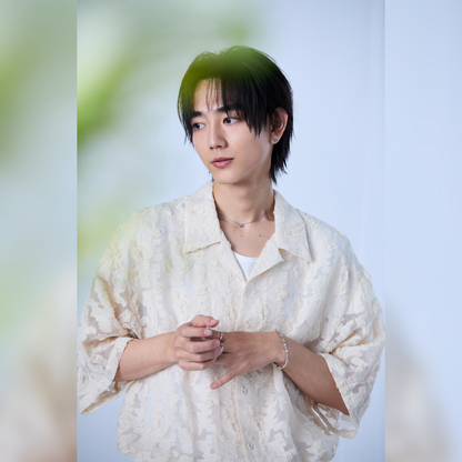 《夾式耳環》藍色綻放｜銀色（奢華款）